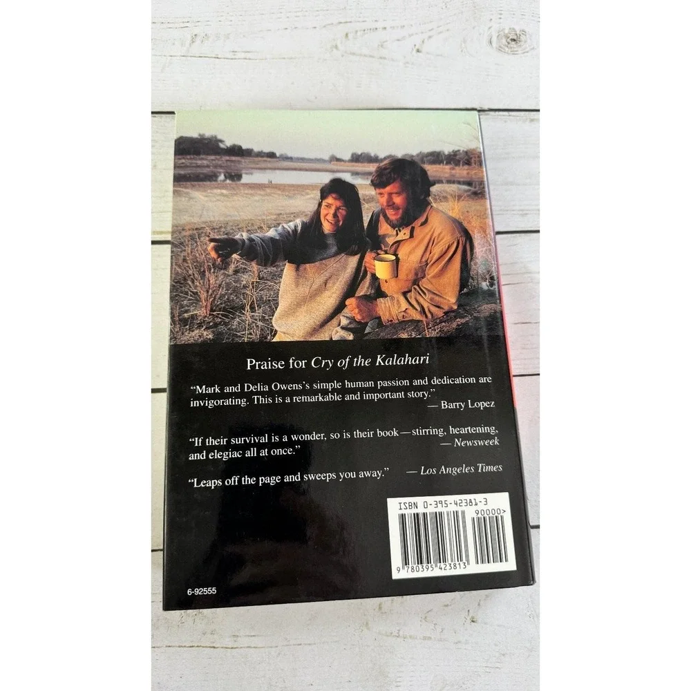 The Eye of the Elephant Delia & Mark Owens 1992 First Ed Hardcover Africa